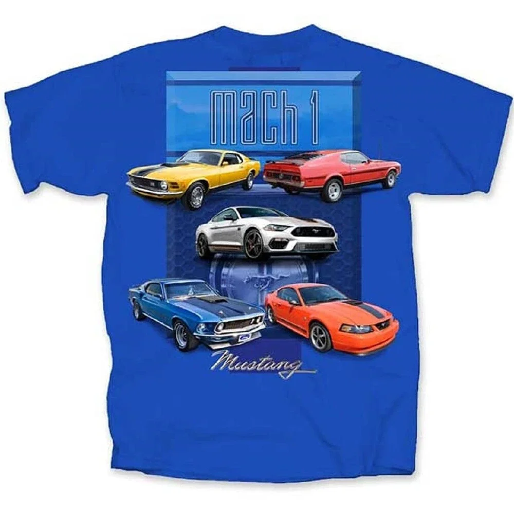 Joe Blow Men's Ford Mustang Mach 1 Muscle Cars Scene 1970-2004 Size Medium